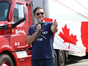 Conservative Leader Pierre Poilievre Makes Energy Pitch to Former US President Donald Trump